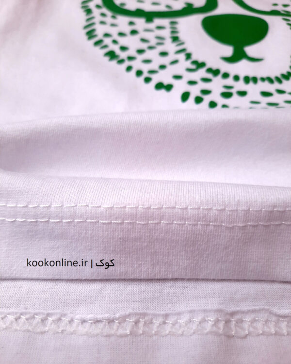 ست تیشرت شلوارک طرح خرس سبز - Image 5