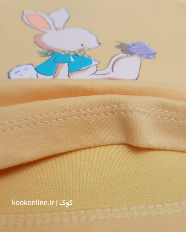 ست بلوز شلوار طرح خرگوش و پروانه - Image 6